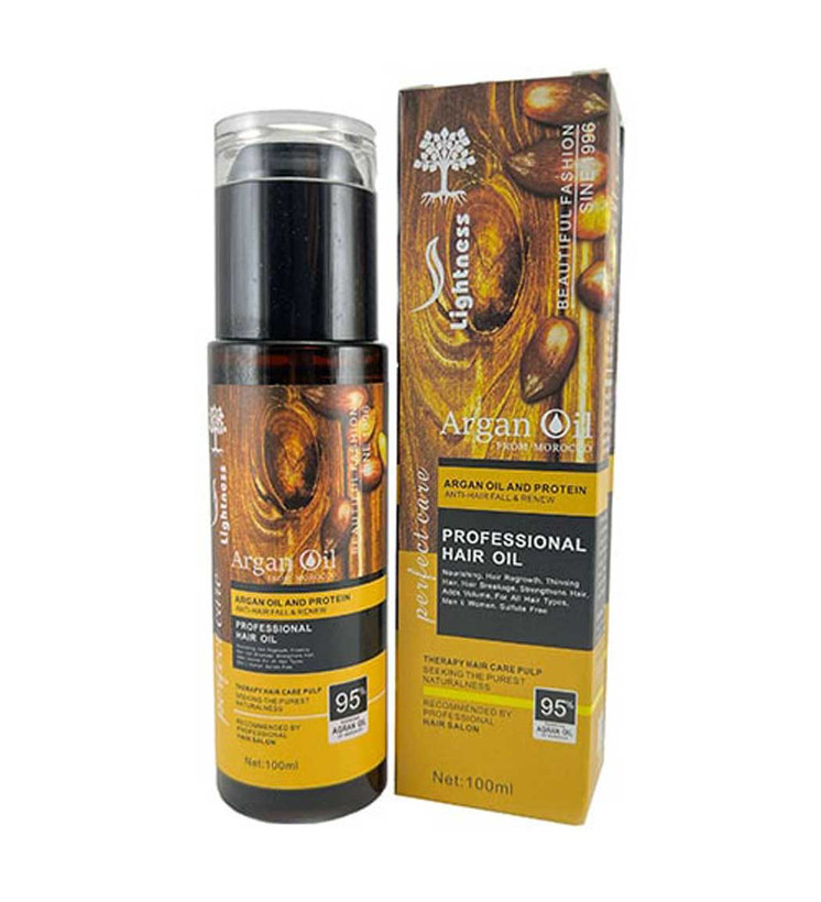 روغن مو آرگان بدون سولفات لایتنس اصلی